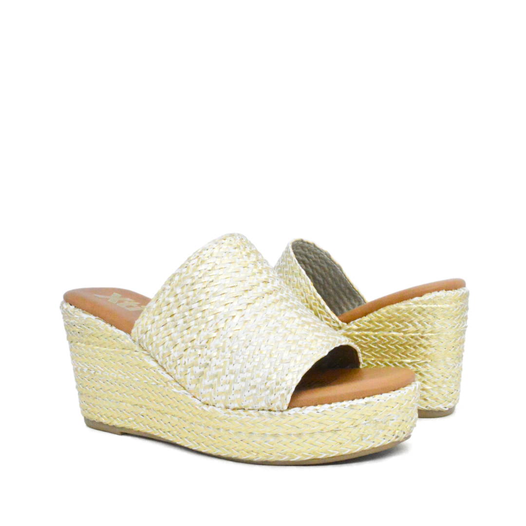 Alpargatas De Platadorma Victoria Oro