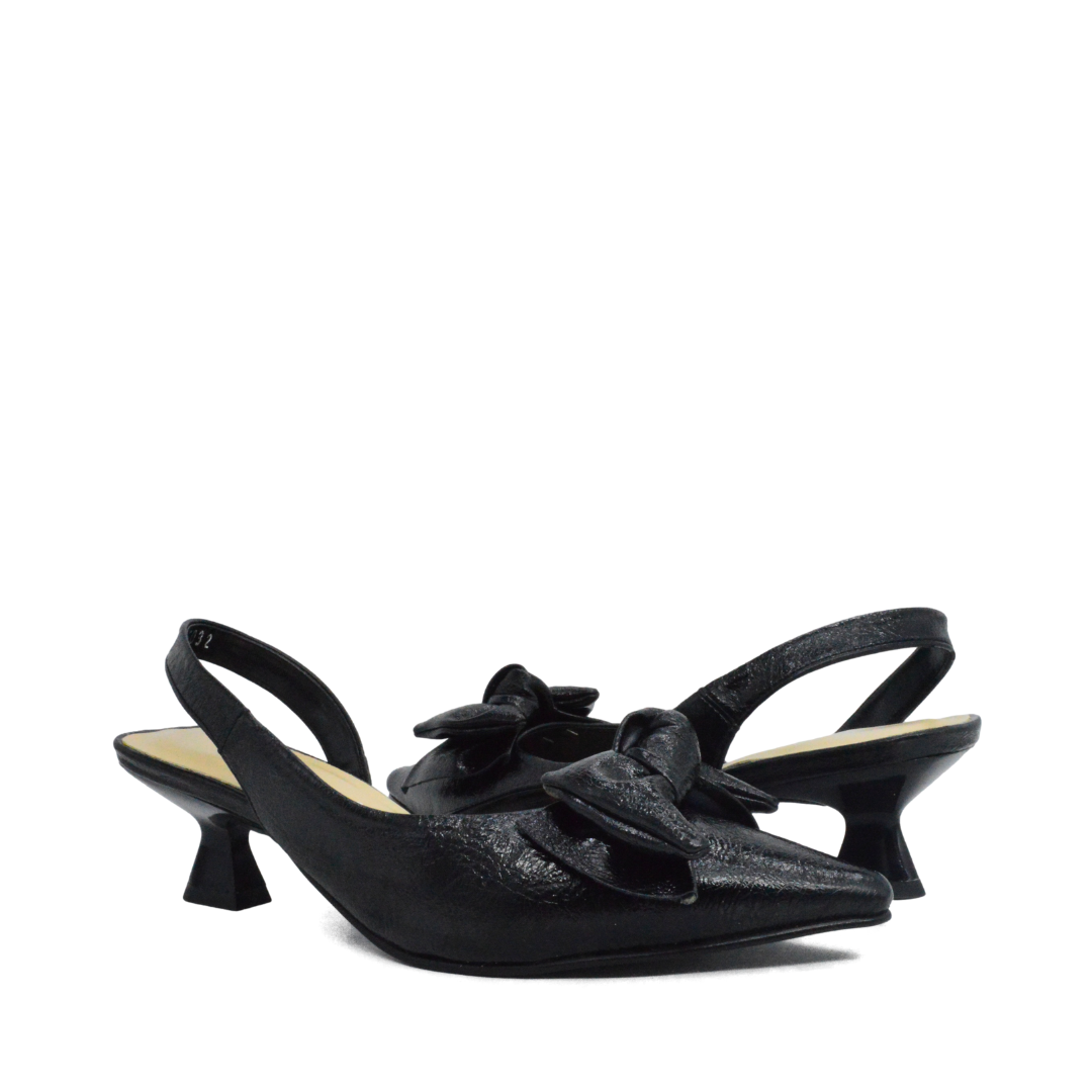 Zapatilla Stiletto Moron Negro