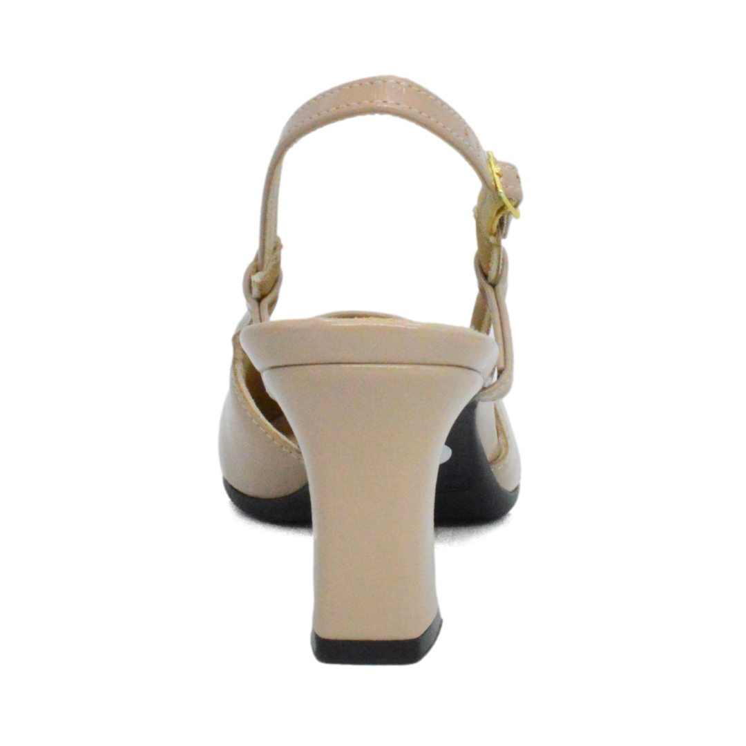 Zapatilla Stiletto Brisia Nude