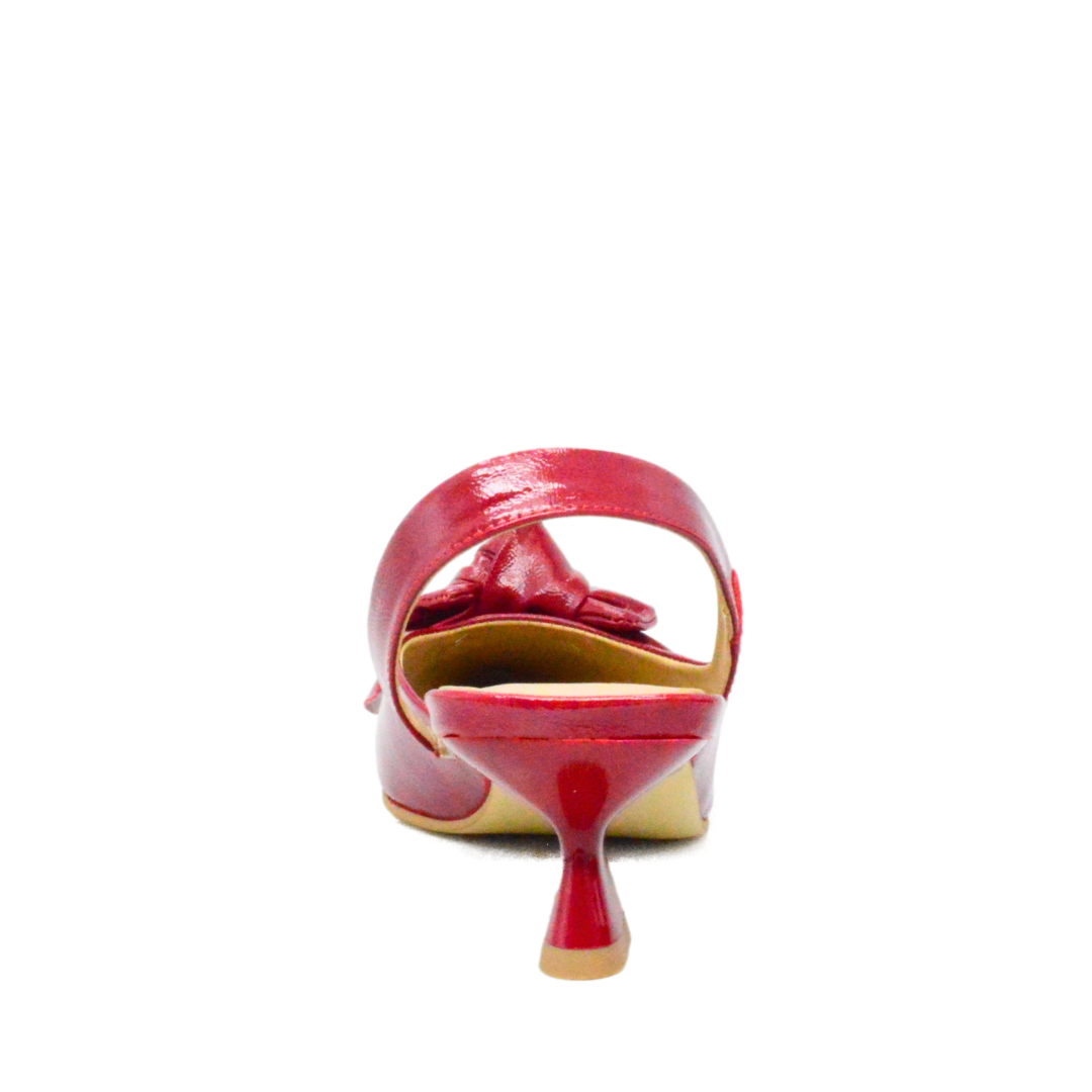 Zapatilla Stiletto Moron Rojo
