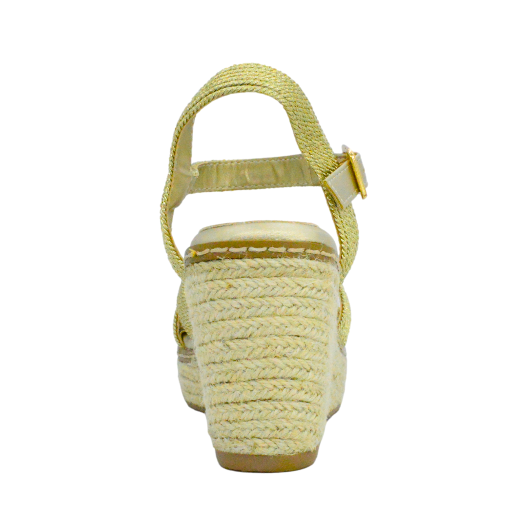 Alpargatas de Plataforma Goya Oro