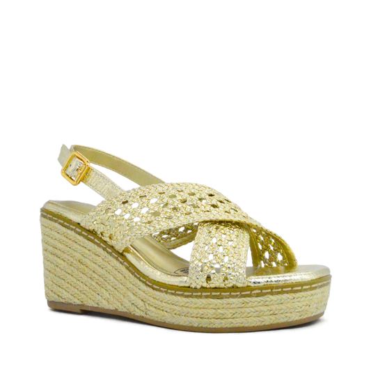 Alpargatas de Plataforma Cordoba Oro