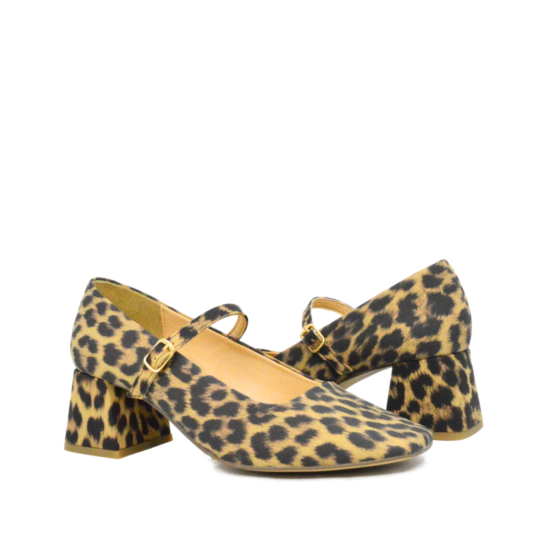 Zapatilla Kaela Leopardo