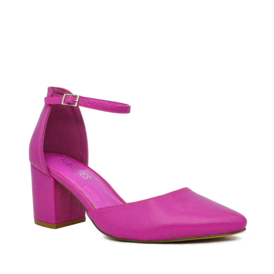 Zapatillas Stiletto Nahia Fushia