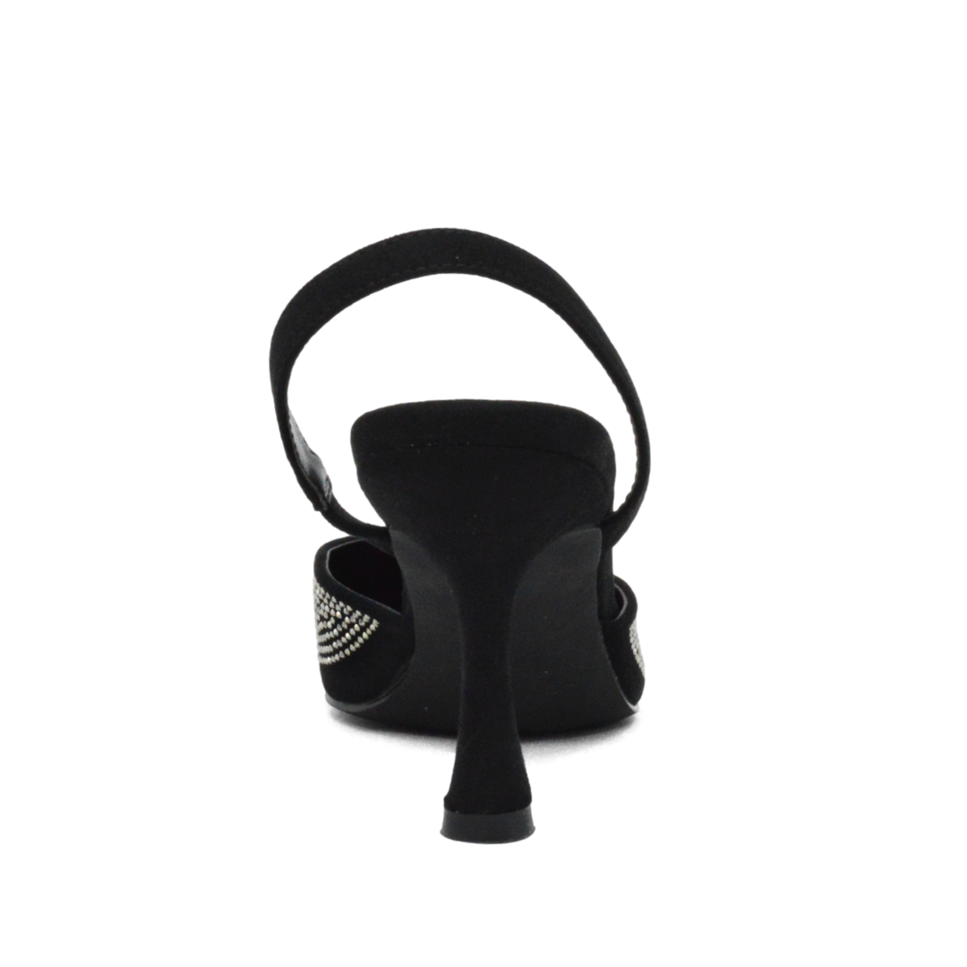 Zapatillas Stiletto Nuria Negro