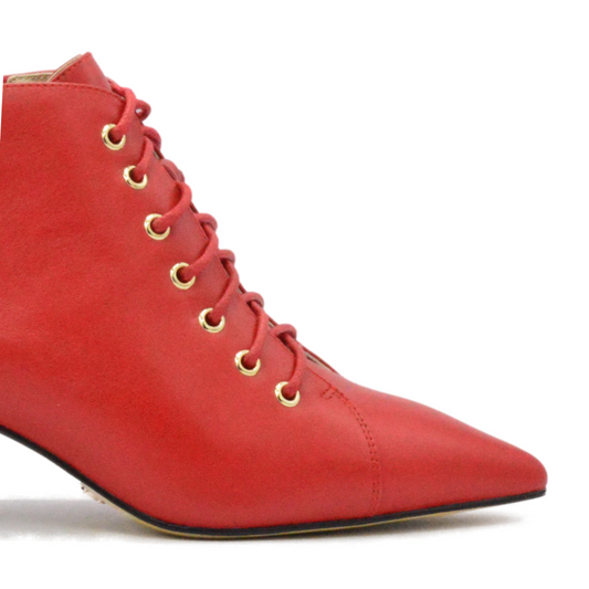 Botines Ishiara Rojo