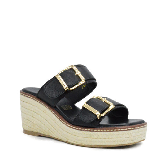 Alpargatas de plataforma Peto Negro