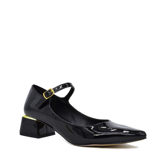 Zapatilla Stiletto Bajita Madrid Negro