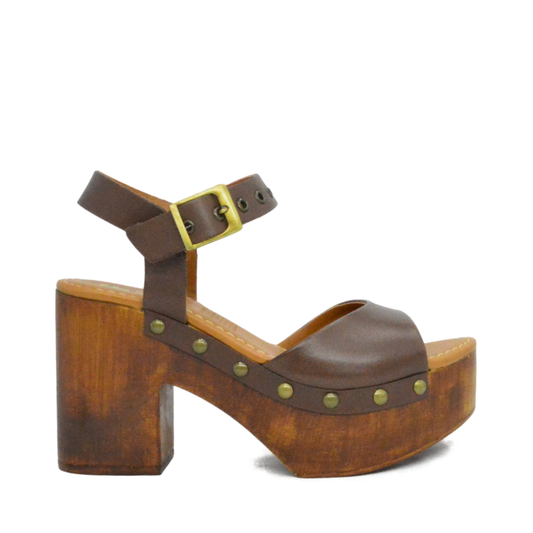 Sandalia Zapatilla Aldama Café