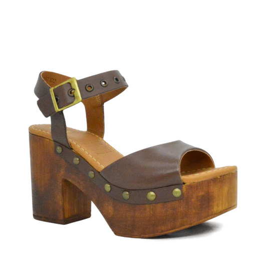 Sandalia Zapatilla Aldama Café