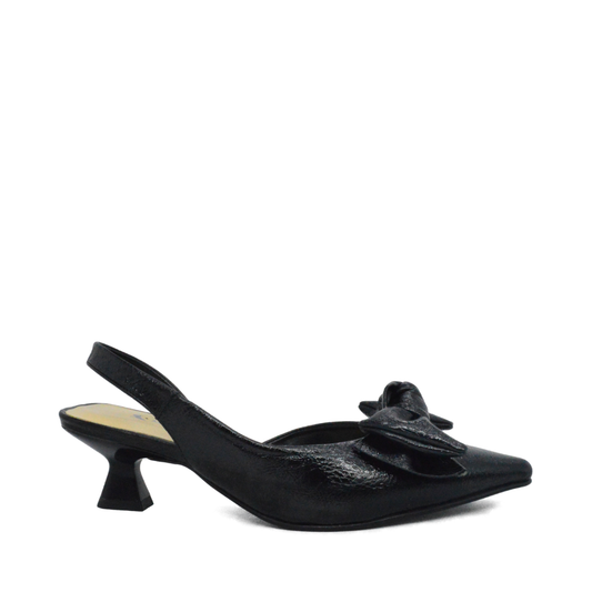 Zapatilla Stiletto Moron Negro