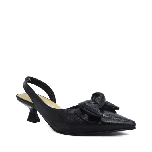 Zapatilla Stiletto Moron Negro