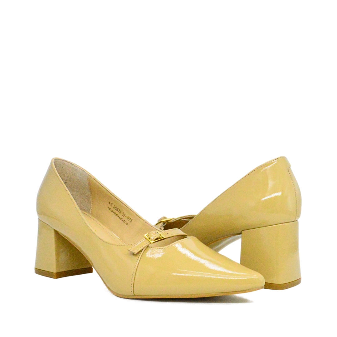 Zapatilla Stiletto Deka Nude