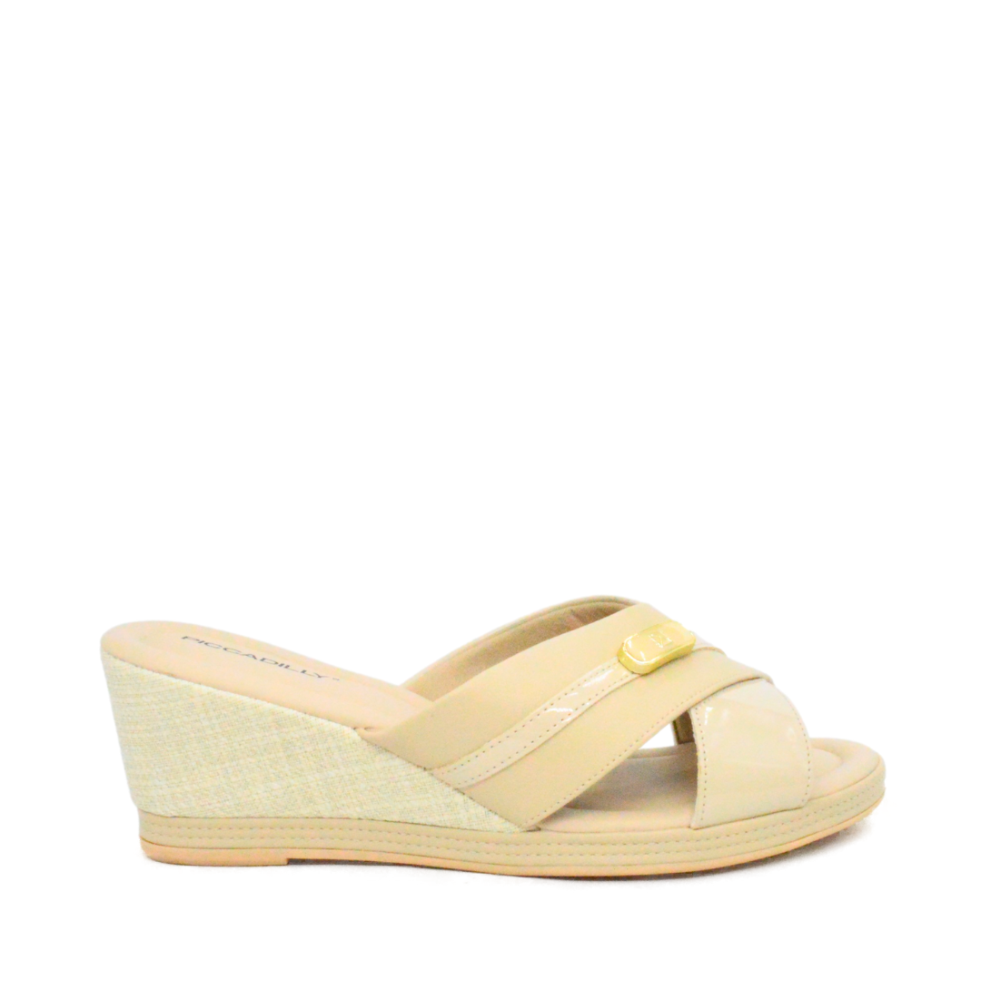 Sueco De Plataforma Claudia Beige