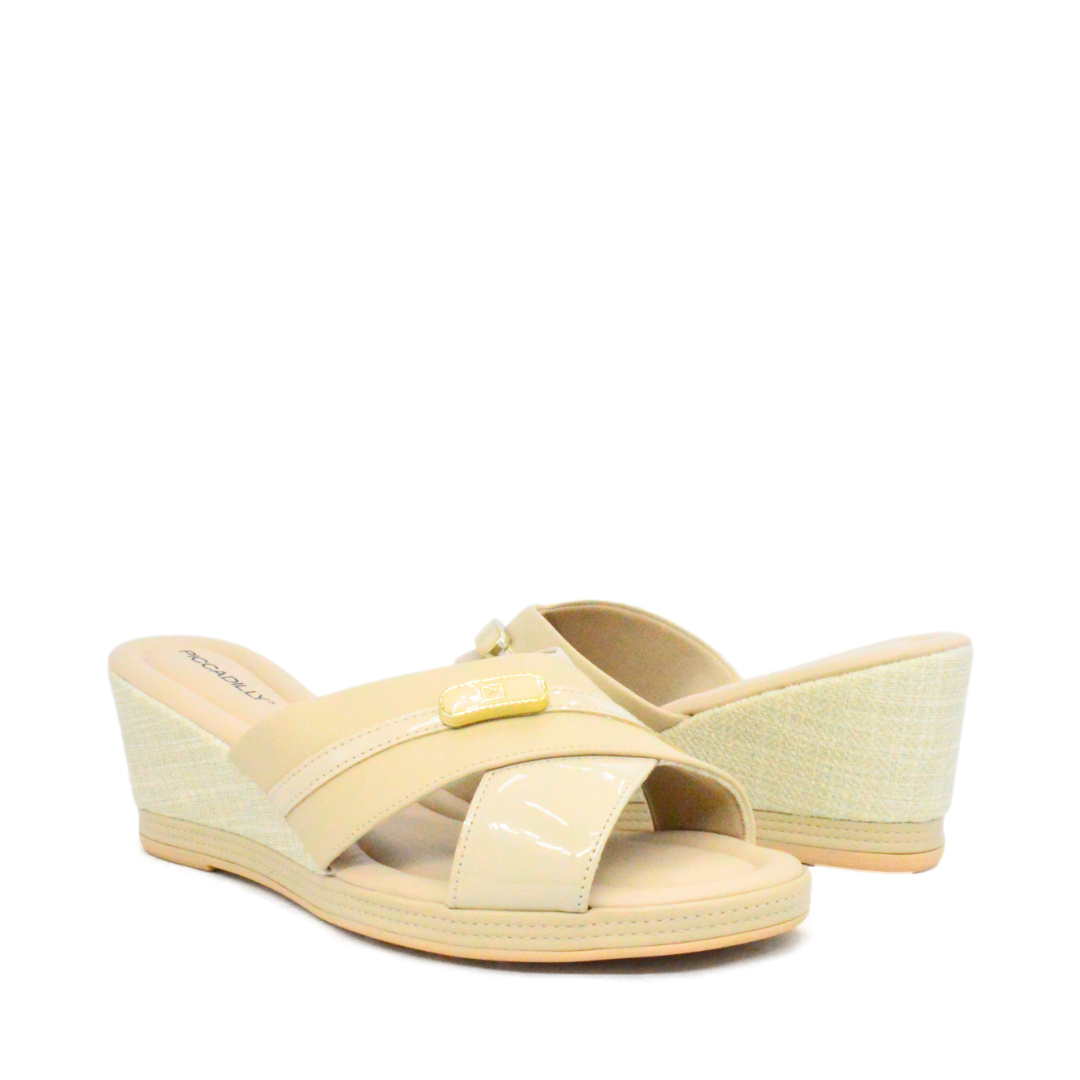 Sueco De Plataforma Claudia Beige