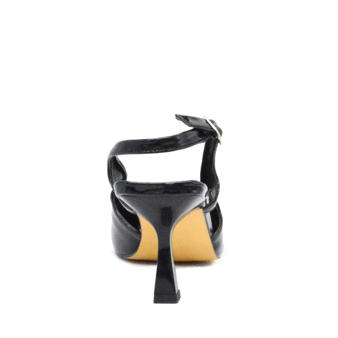 Zapatilla Stiletto Mediana Marta Negro