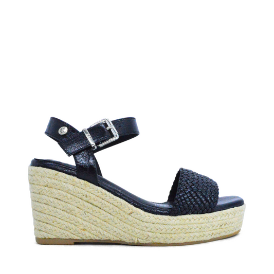 Alpargatas de Plataforma Merlo Negro