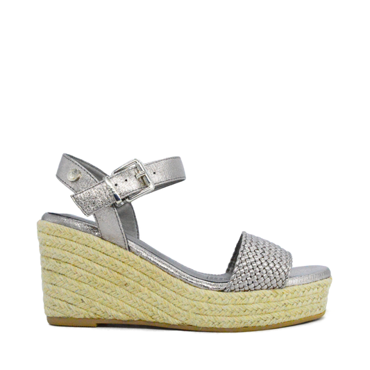 Alpargatas de Plataforma Merlo Plomo