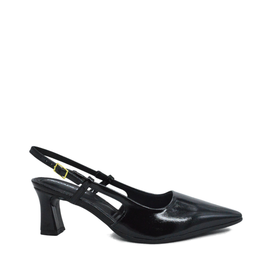 Zapatilla Stiletto Brisia Negro