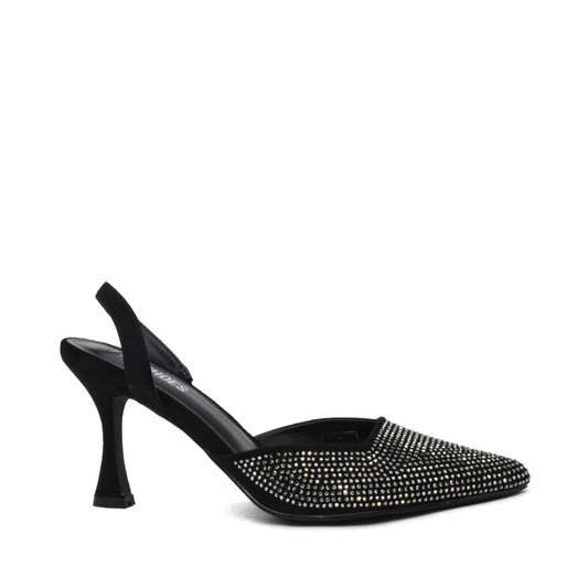 Zapatillas Stiletto Nuria Negro